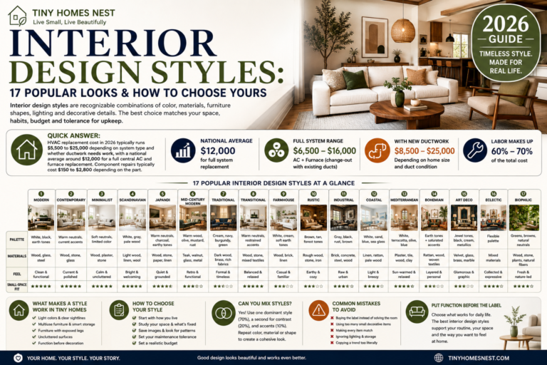17 popular interior design styles for modern and small homes