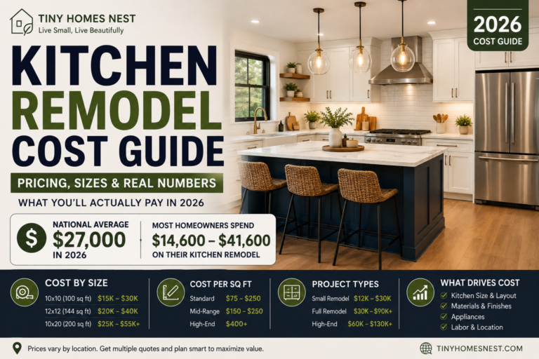 Modern kitchen remodel with 2026 cost guide and average remodeling prices
