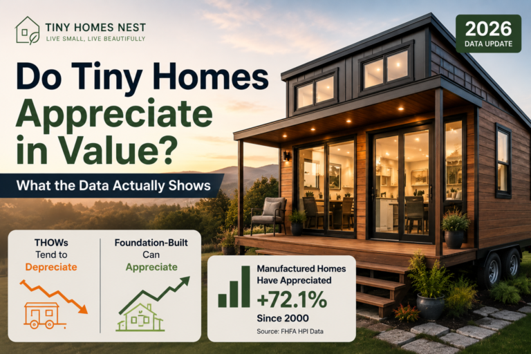Tiny home appreciation vs depreciation comparison