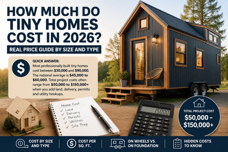 How Much Do Tiny Homes Cost in 2026? Real Price Guide