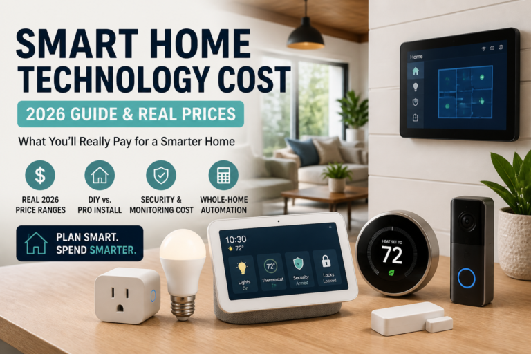 Smart Home Cost Guide: Devices and Installation Pricing for 2026