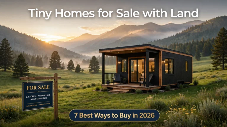 tiny homes for sale with land modern cabin